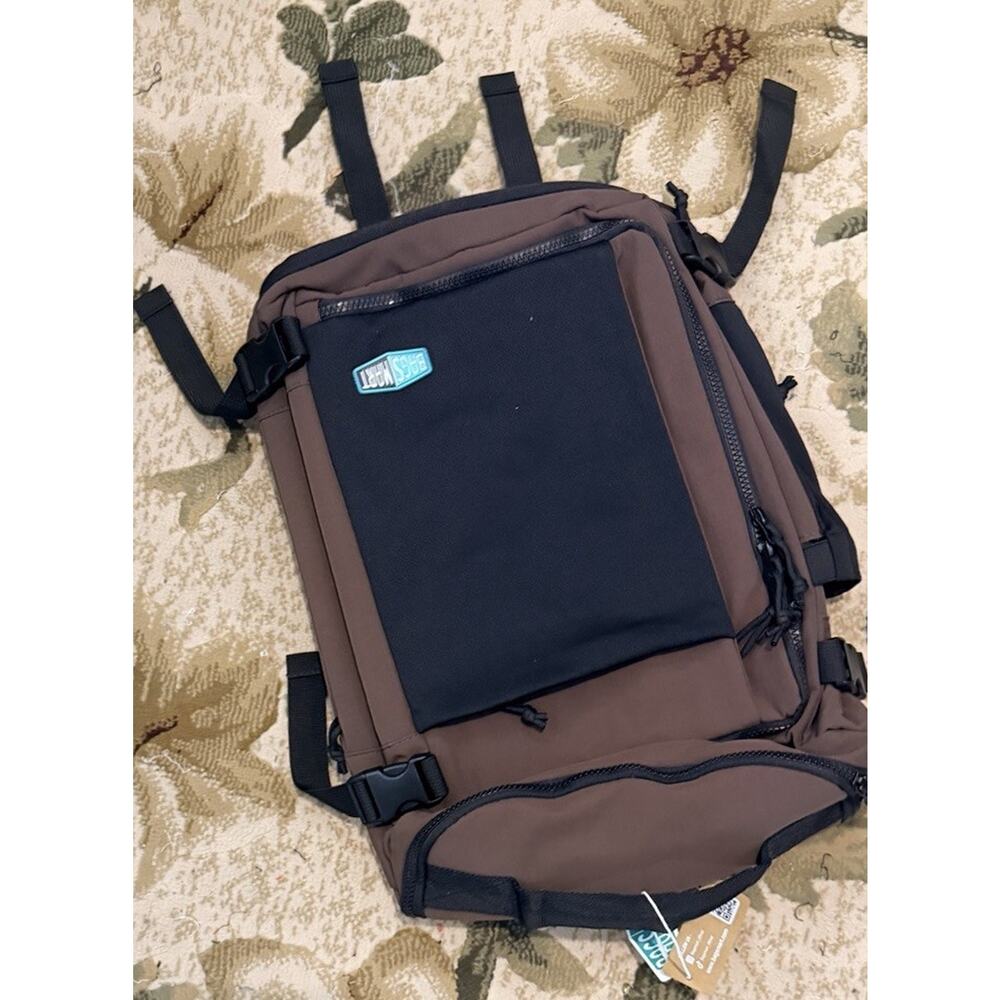 BAGSMART Blast 28L Travel Backpack Brown/Black Ergonomic Trolley Pass-Through - Picture 2 of 7
